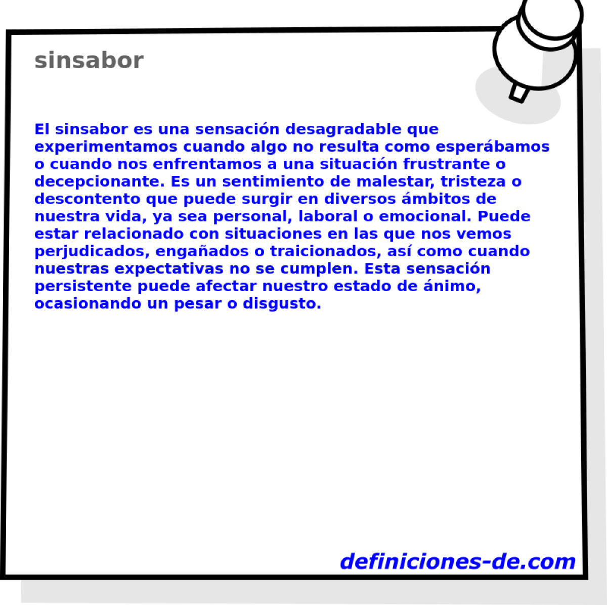 sinsabor 