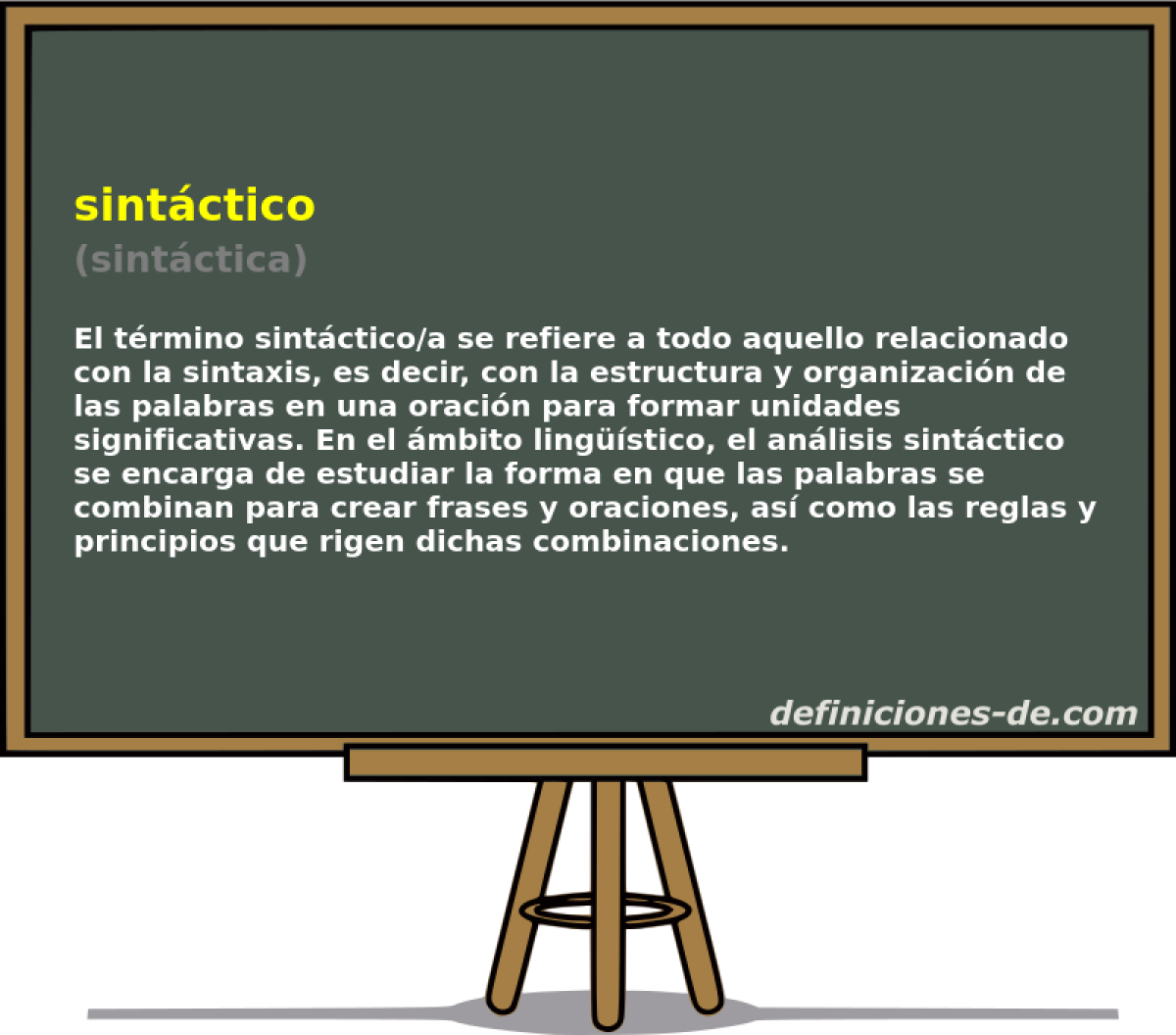 sintctico (sintctica)