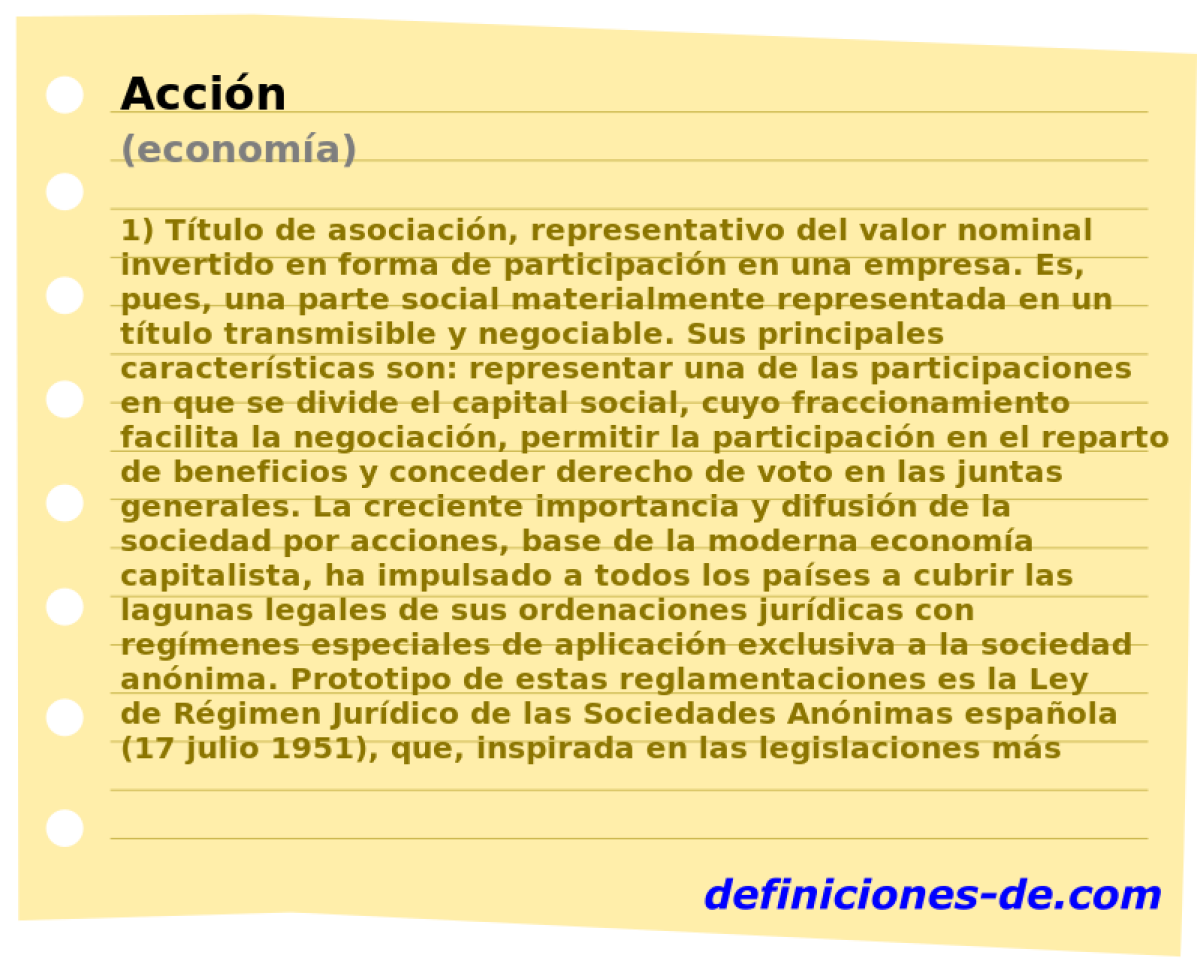 Accin (economa)