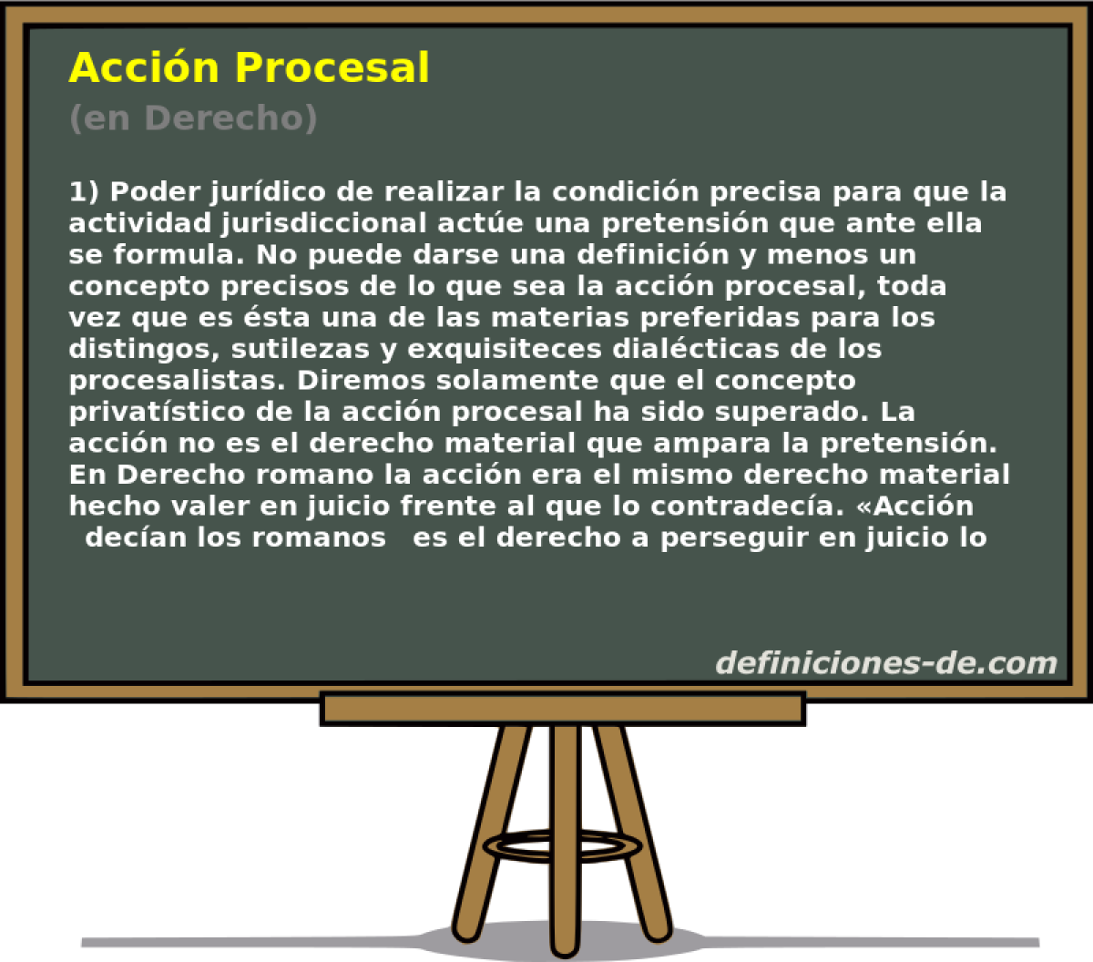 Accin Procesal (en Derecho)