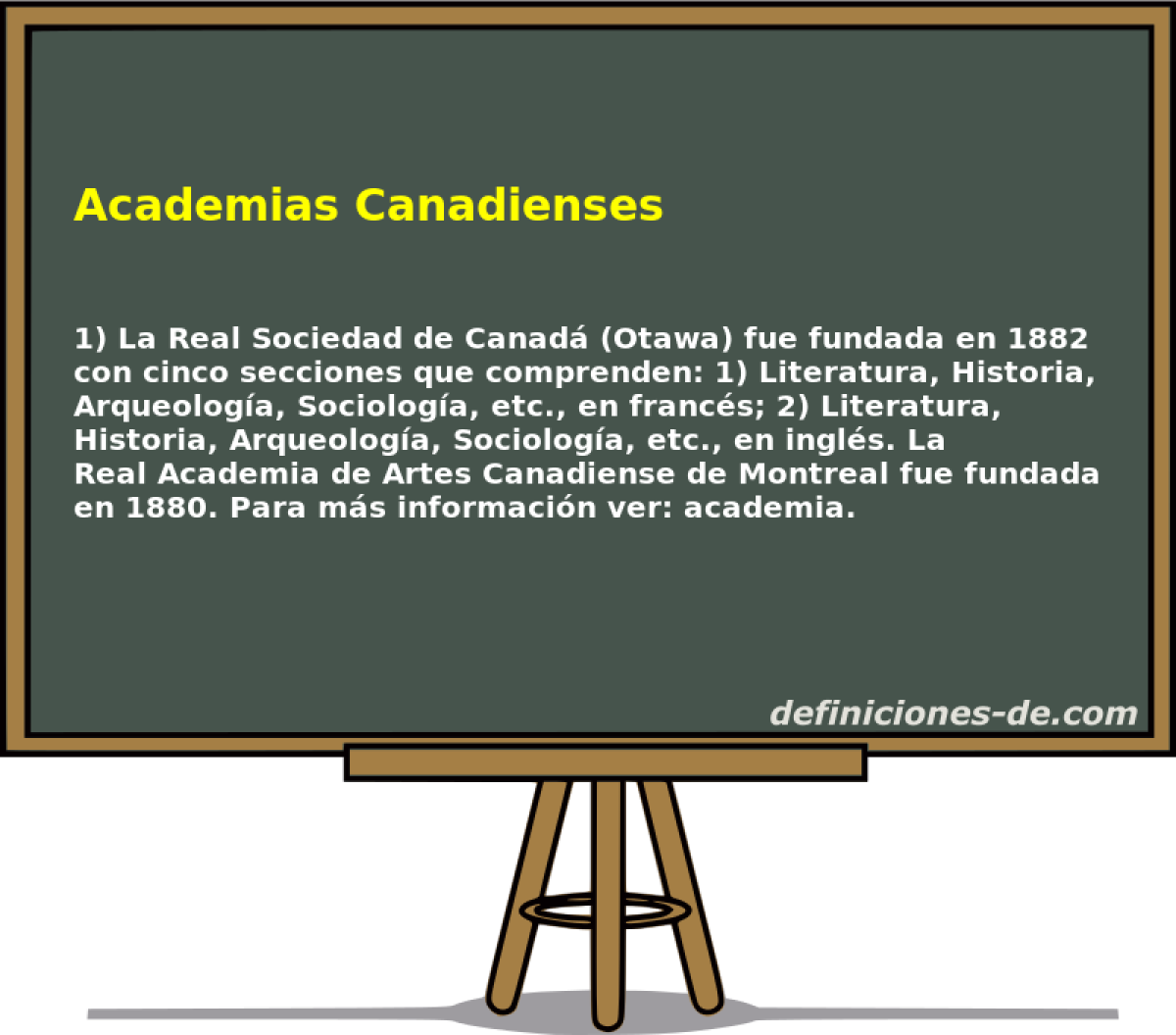 Academias Canadienses 