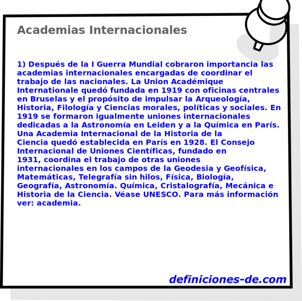 Academias Internacionales 
