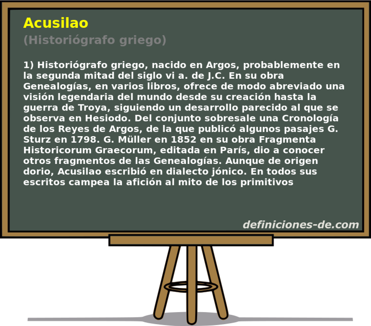 Acusilao (Historigrafo griego)