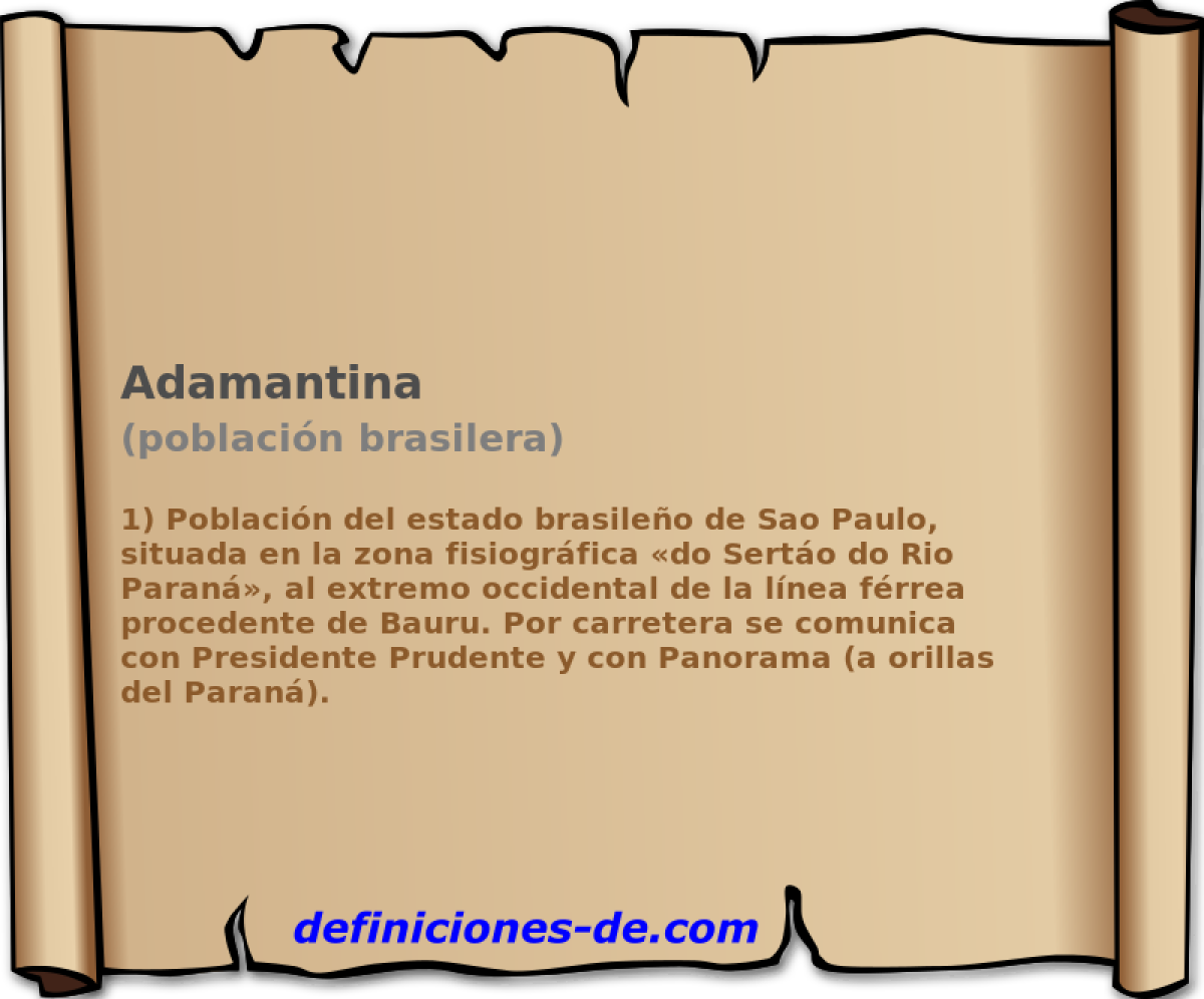 Adamantina (poblacin brasilera)