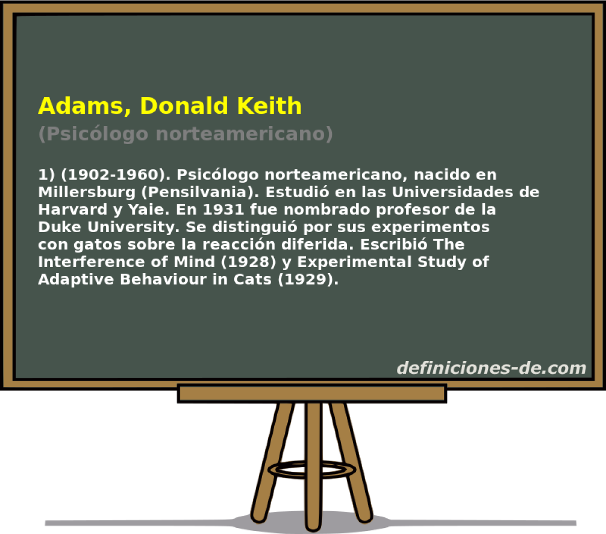 Adams, Donald Keith (Psiclogo norteamericano)