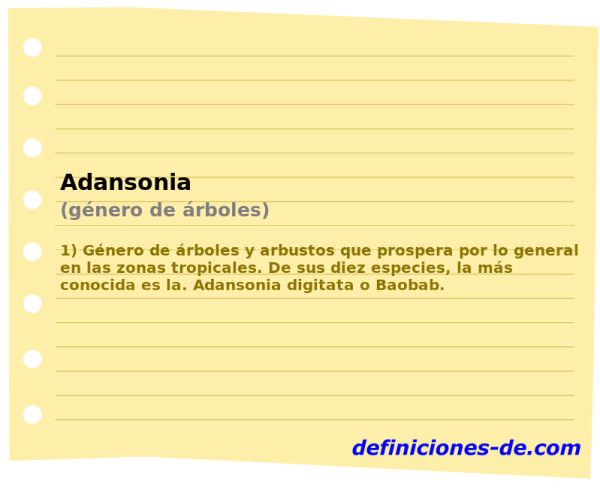 Adansonia (gnero de rboles)