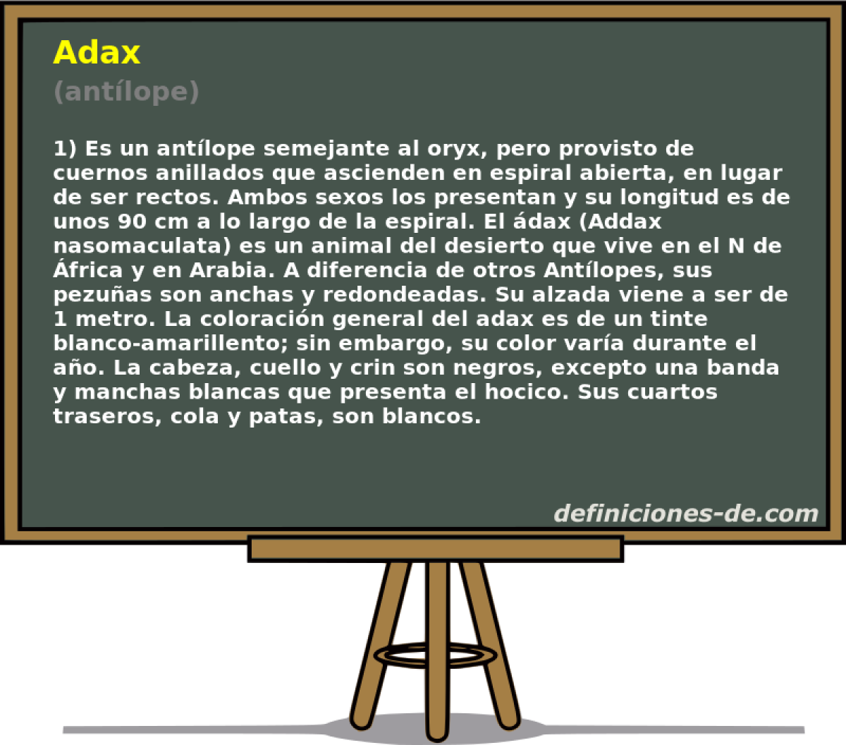 Adax (antlope)