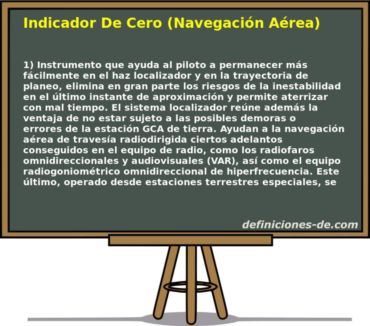 Indicador De Cero (Navegacin Area) 