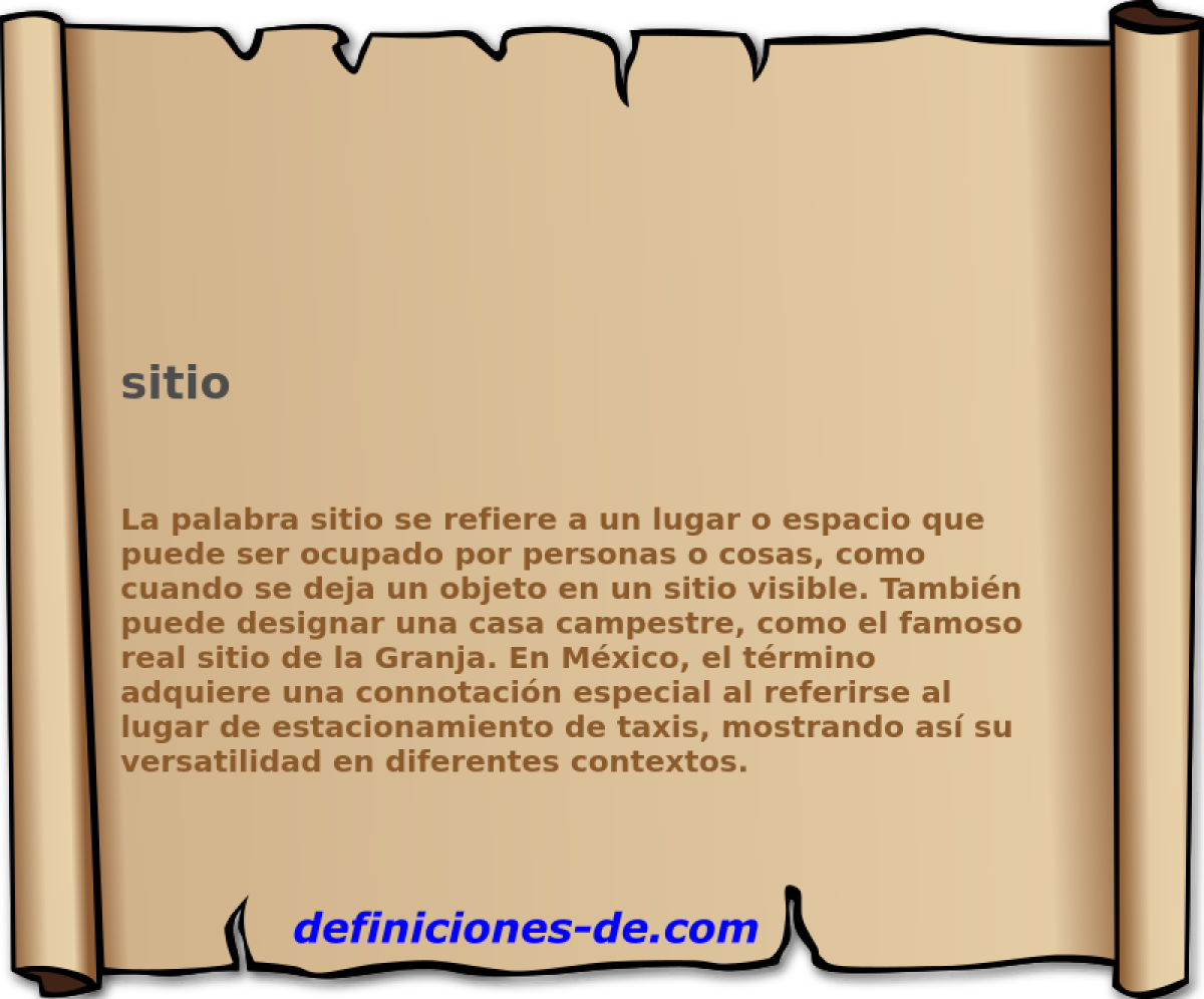 sitio 