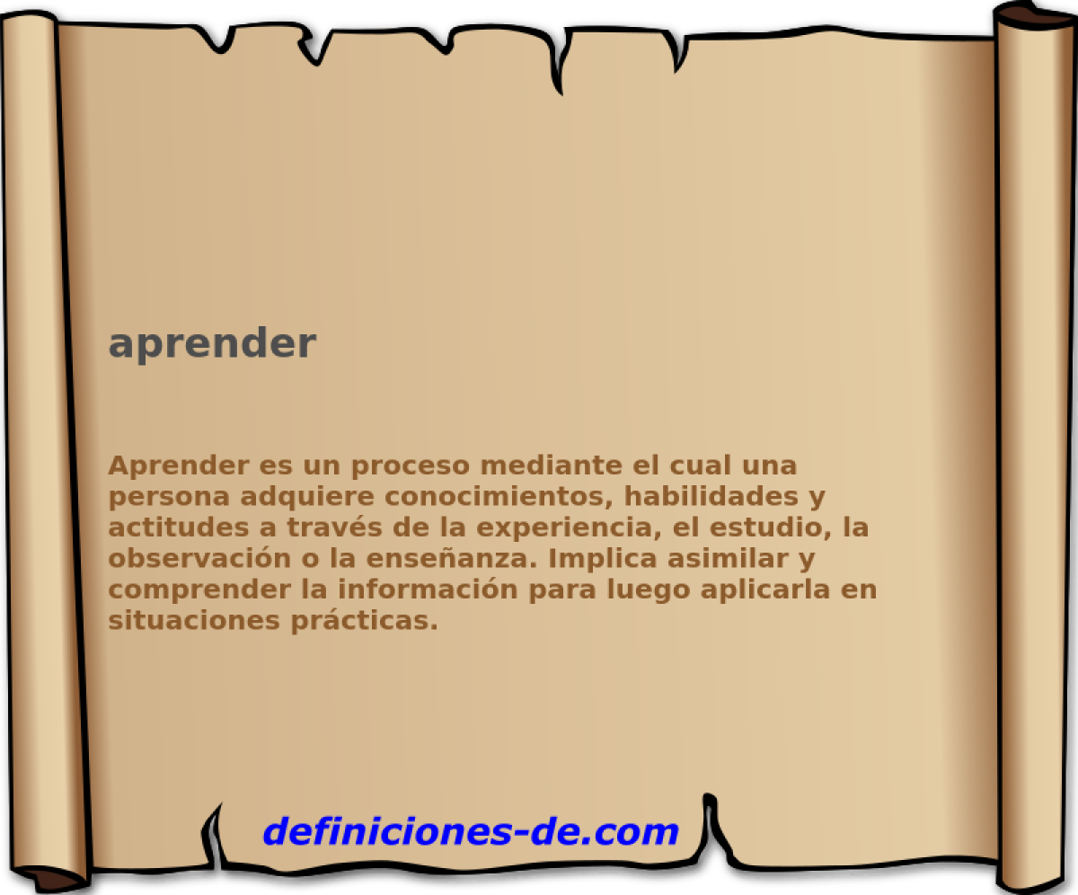 aprender 