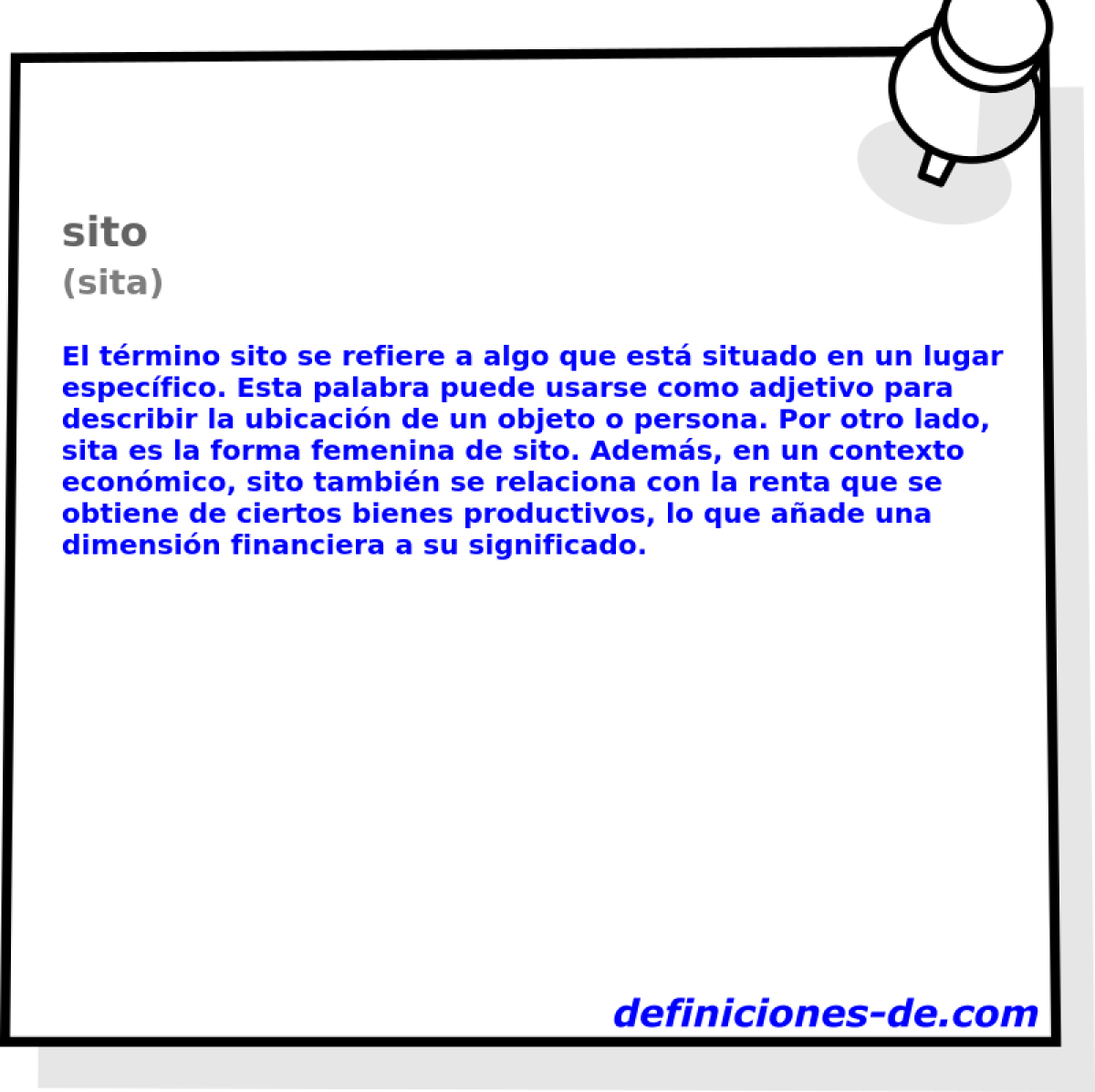 sito (sita)