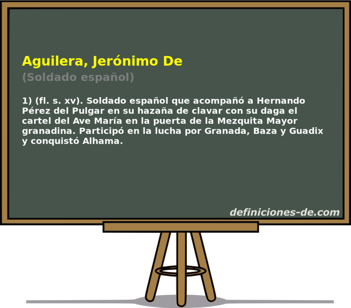 Aguilera, Jernimo De (Soldado espaol)