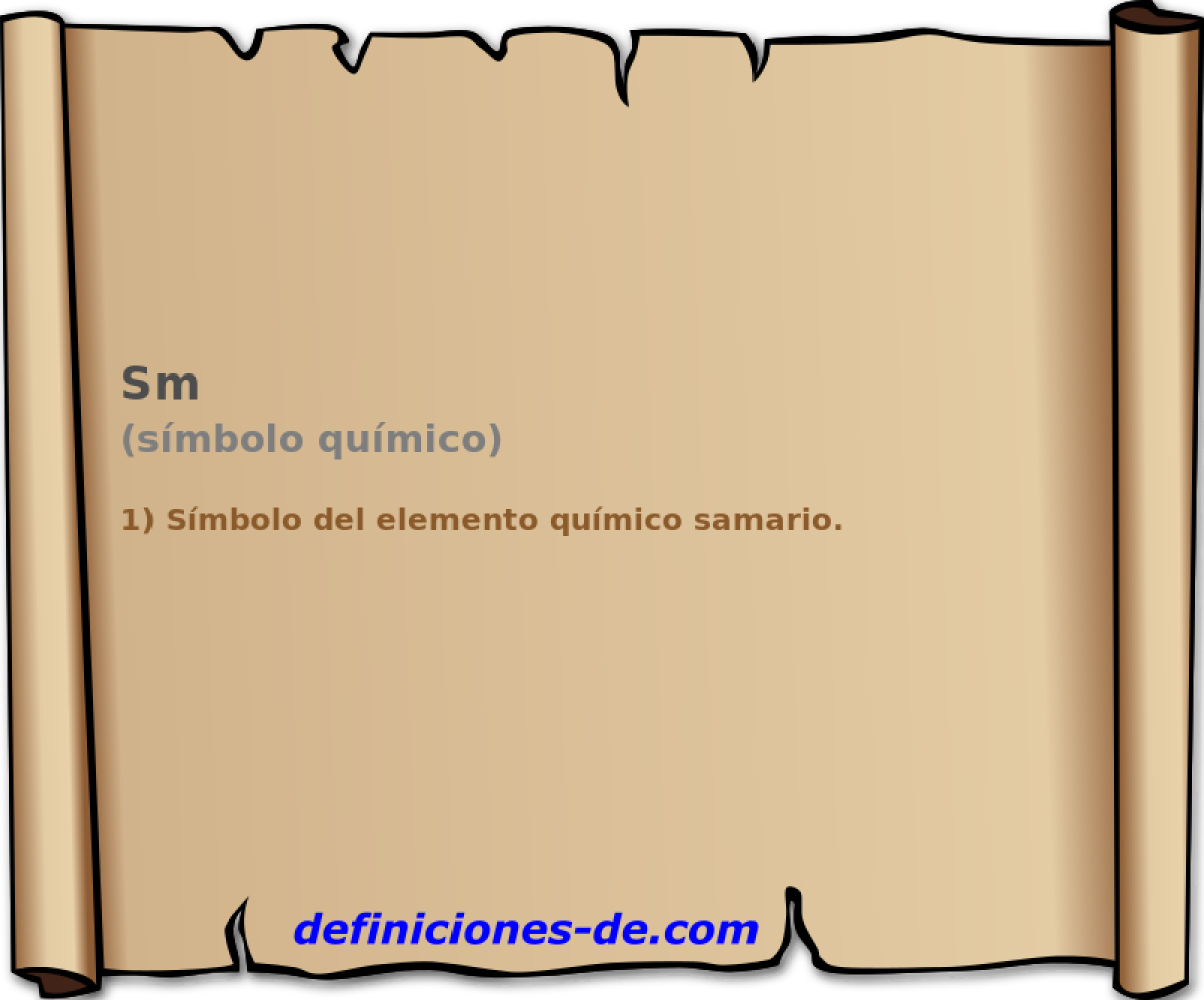 Sm (smbolo qumico)