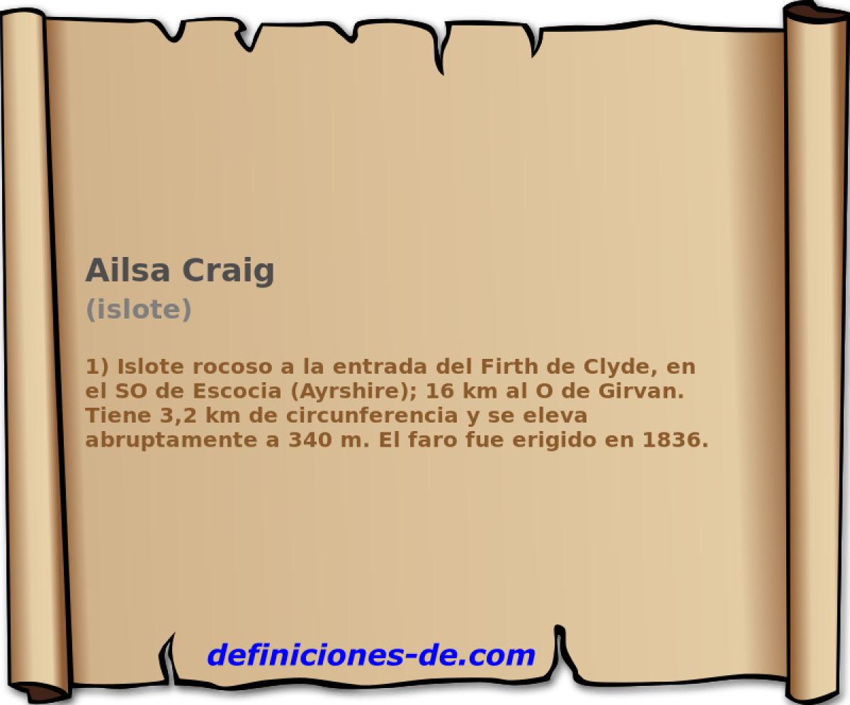 Ailsa Craig (islote)