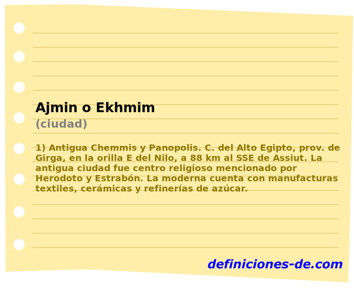 Ajmin o Ekhmim (ciudad)
