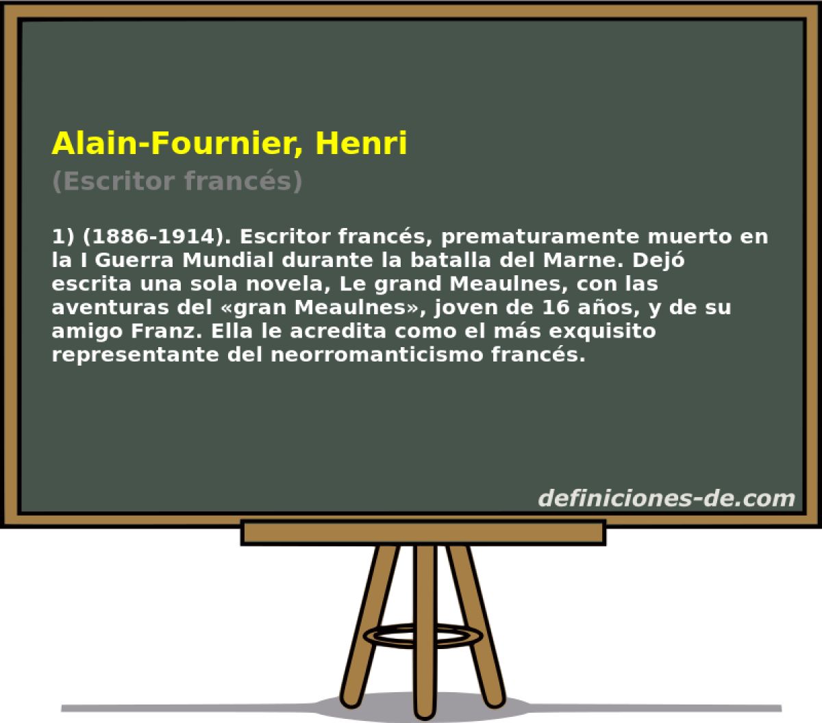 Alain-Fournier, Henri (Escritor francs)