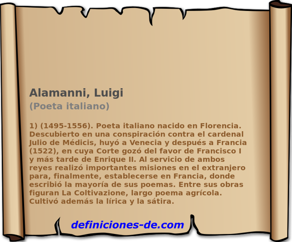 Alamanni, Luigi (Poeta italiano)