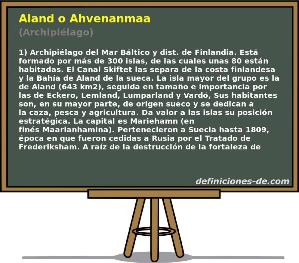 Aland o Ahvenanmaa (Archipilago)