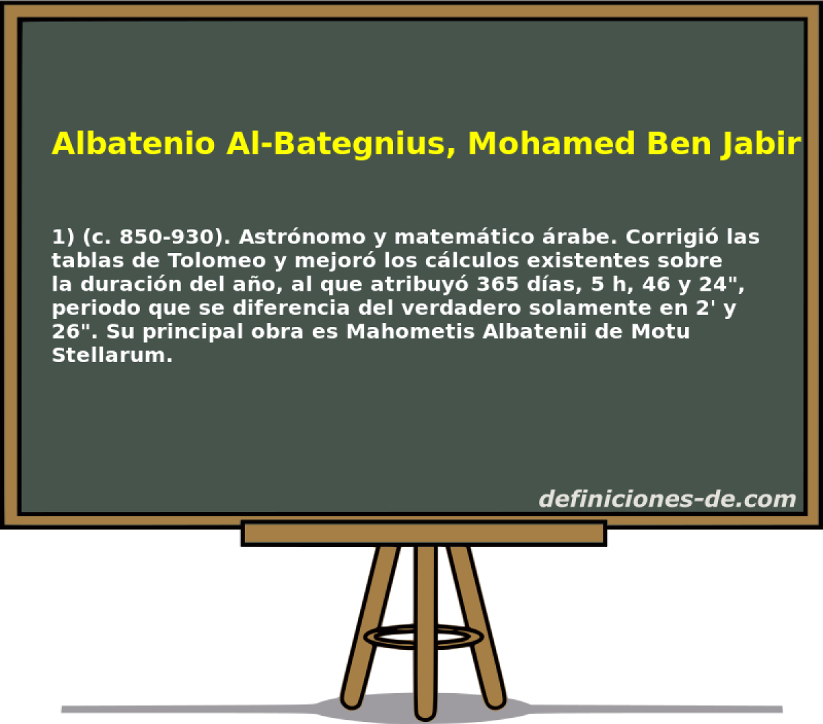Albatenio Al-Bategnius, Mohamed Ben Jabir Ben 