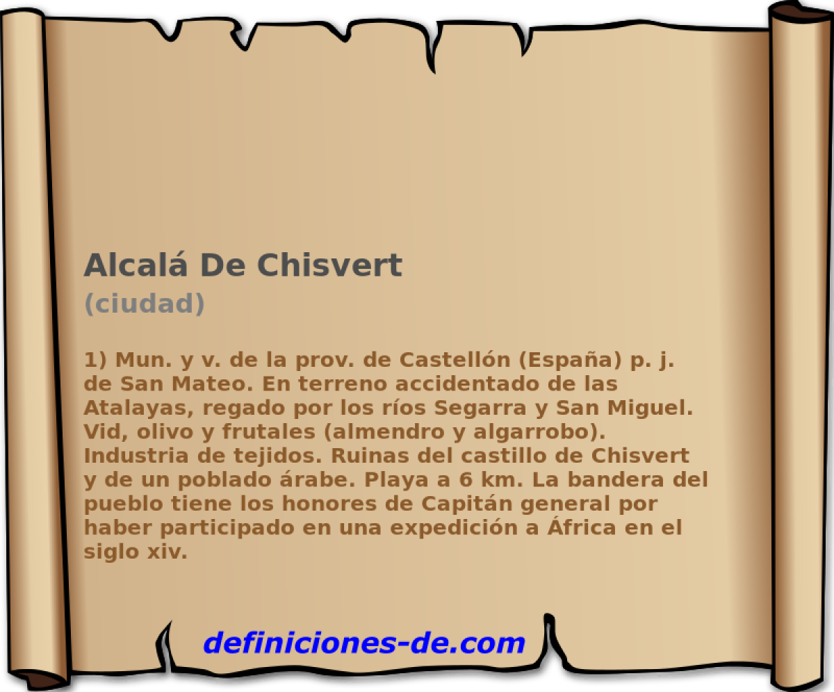 Alcal De Chisvert (ciudad)