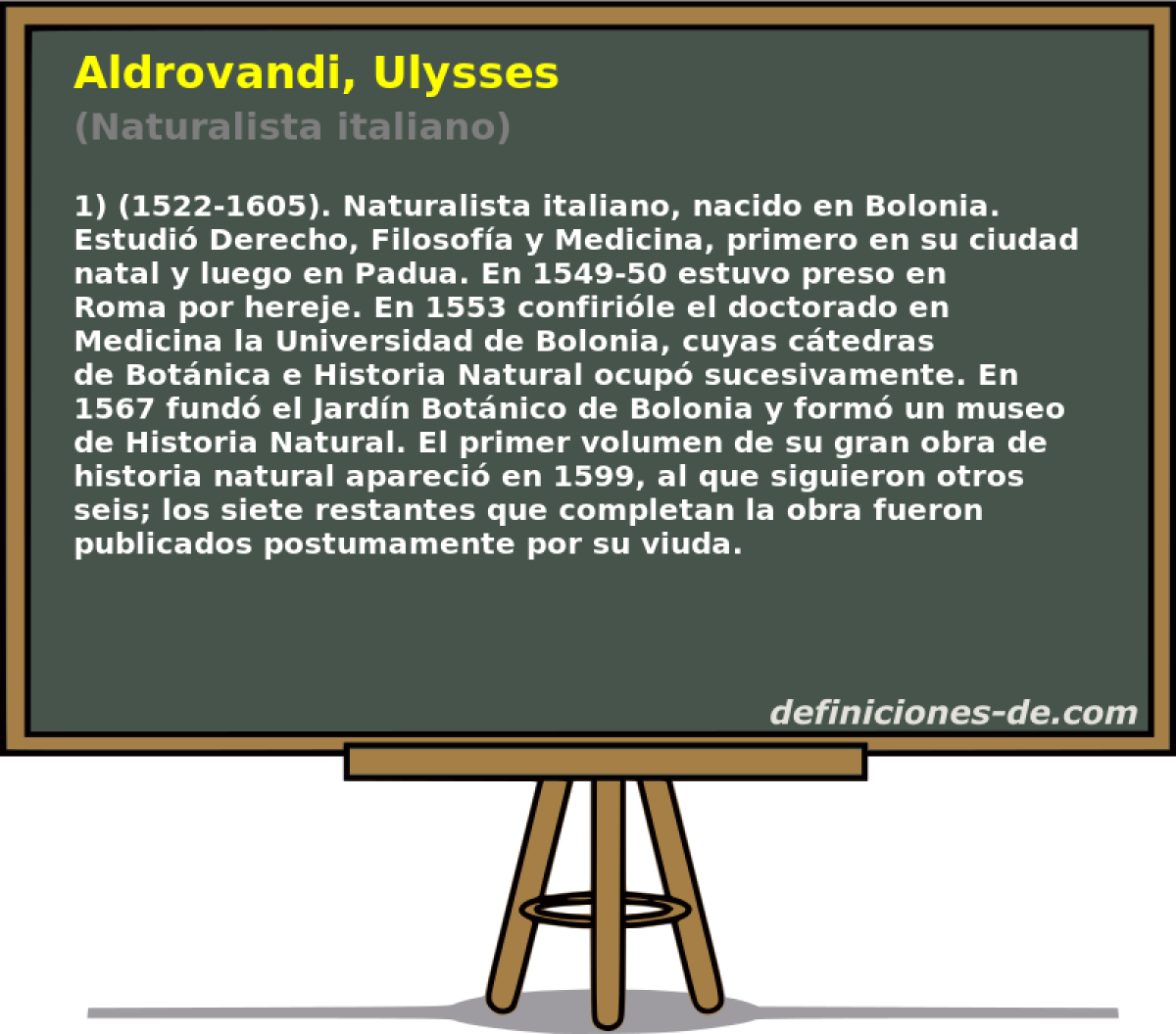 Aldrovandi, Ulysses (Naturalista italiano)