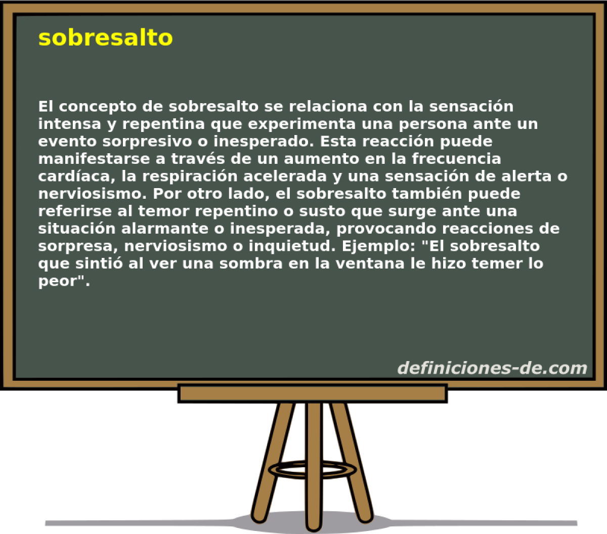 sobresalto 