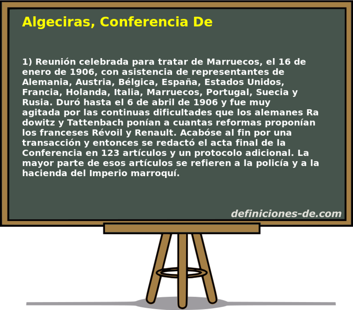 Algeciras, Conferencia De 