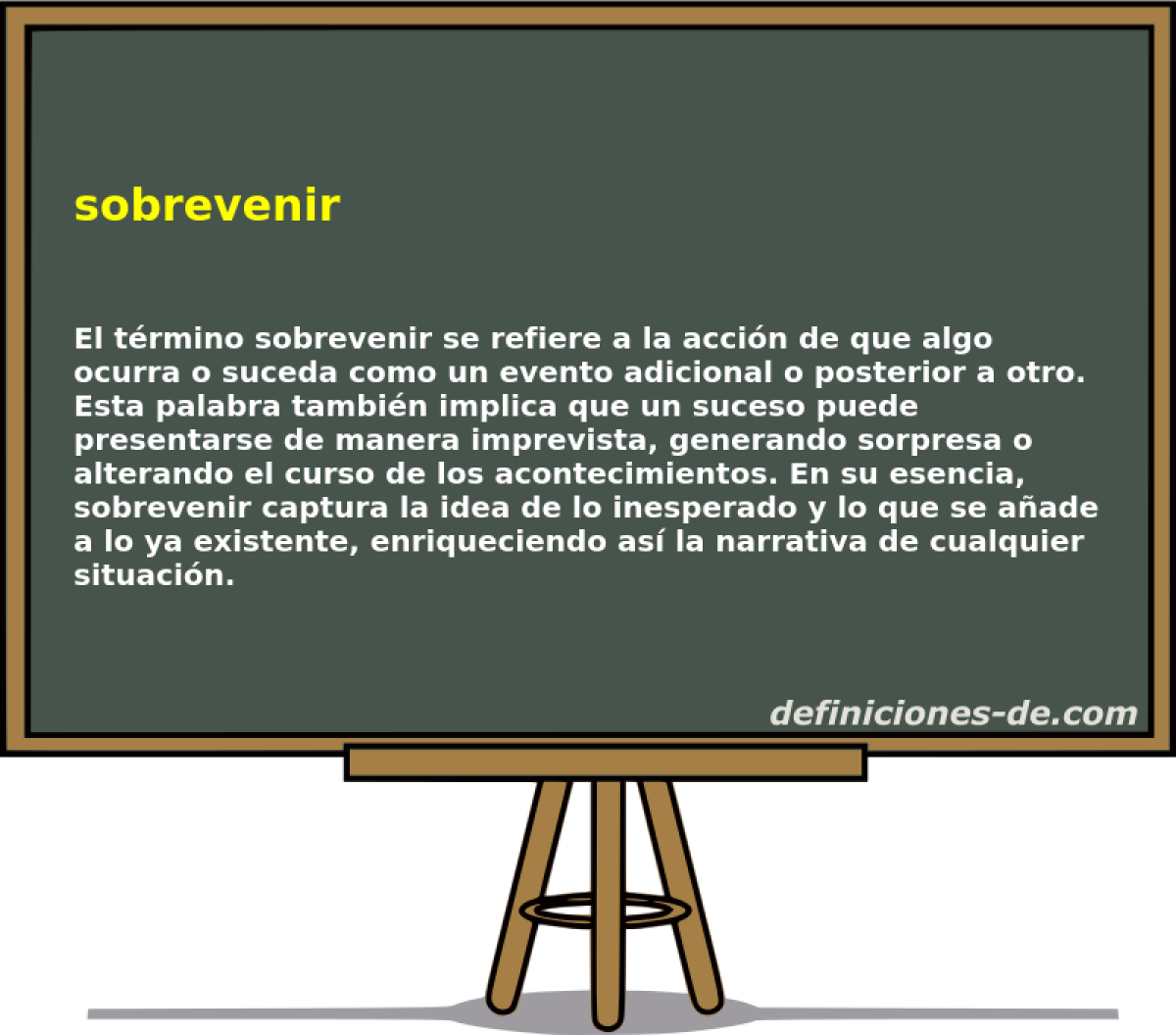 sobrevenir 