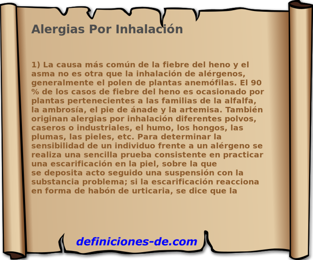 Alergias Por Inhalacin 