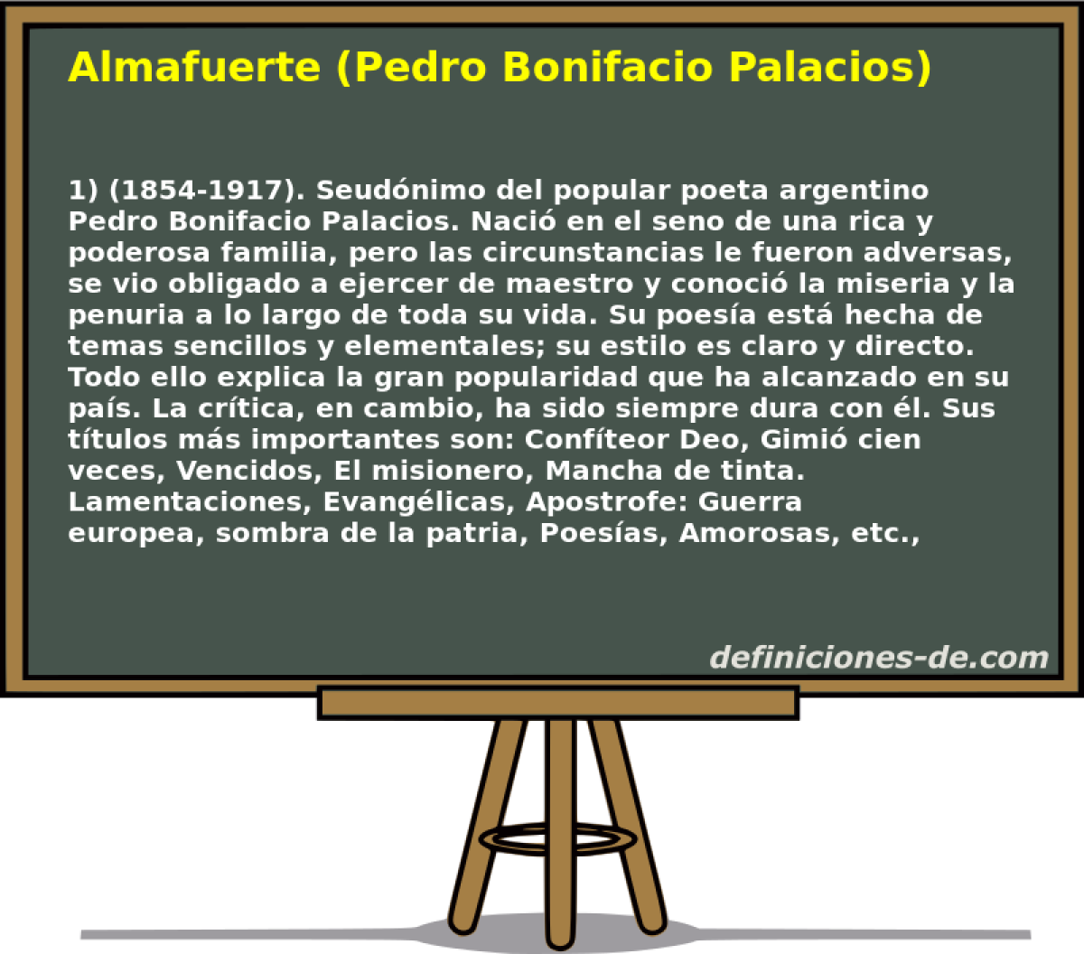 Almafuerte (Pedro Bonifacio Palacios) 
