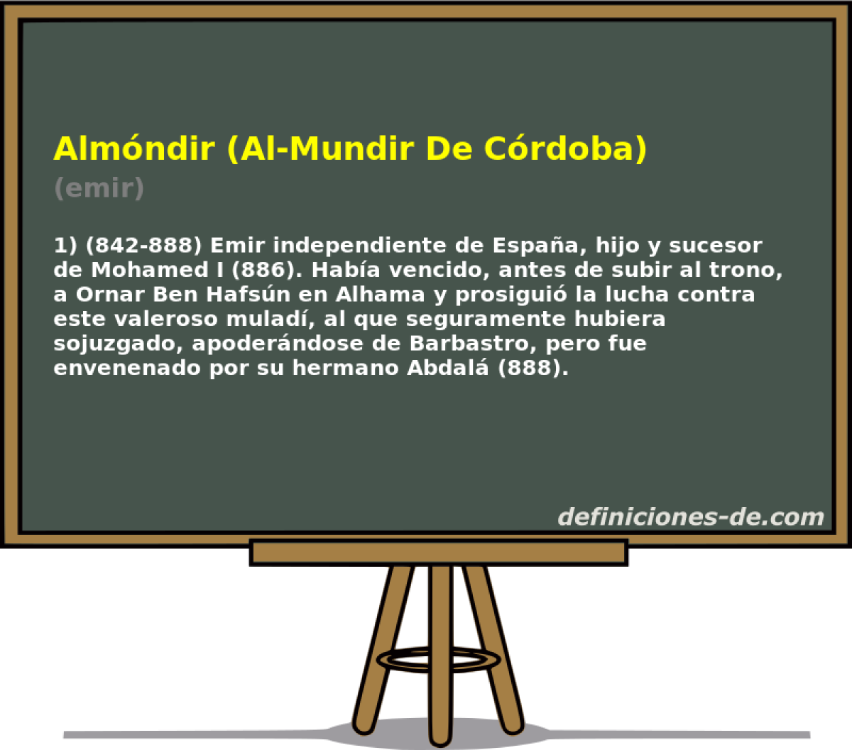 Almndir (Al-Mundir De Crdoba) (emir)