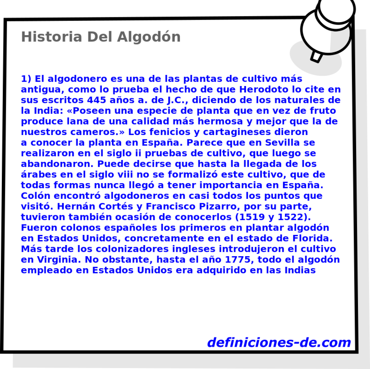 Historia Del Algodn 