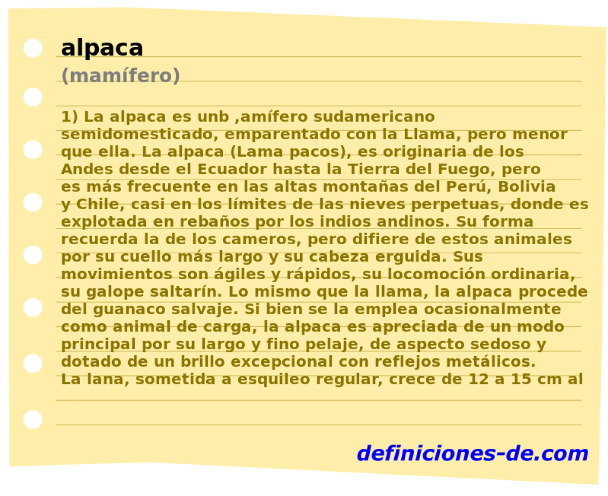 alpaca (mamfero)