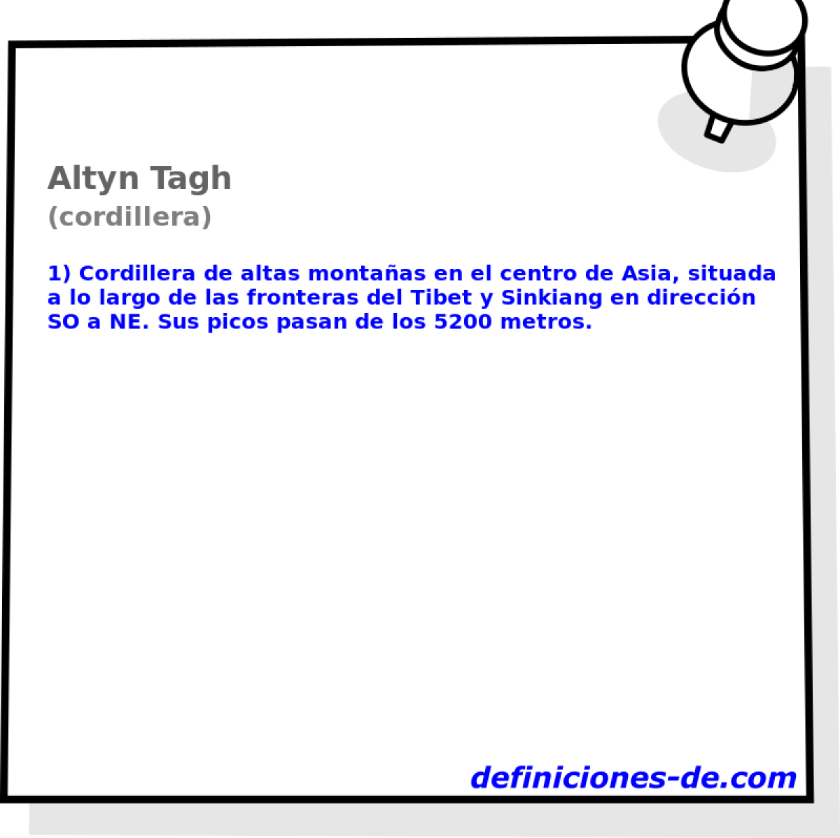 Altyn Tagh (cordillera)