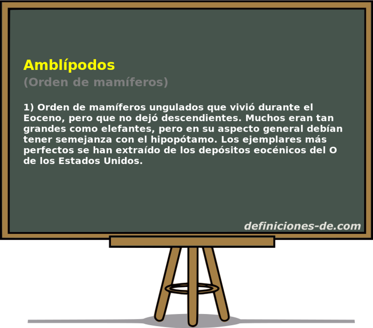 Amblpodos (Orden de mamferos)