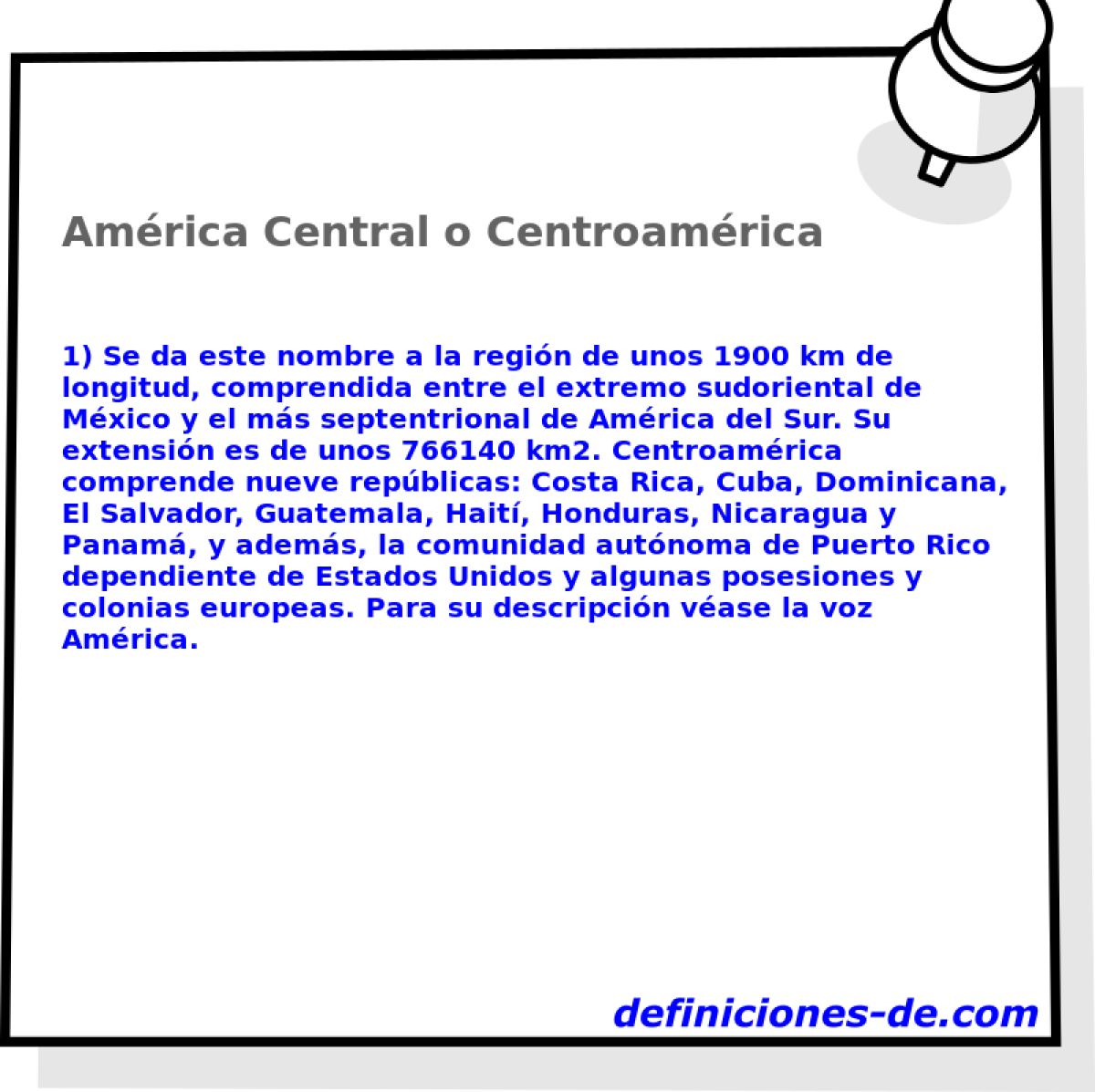Amrica Central o Centroamrica 