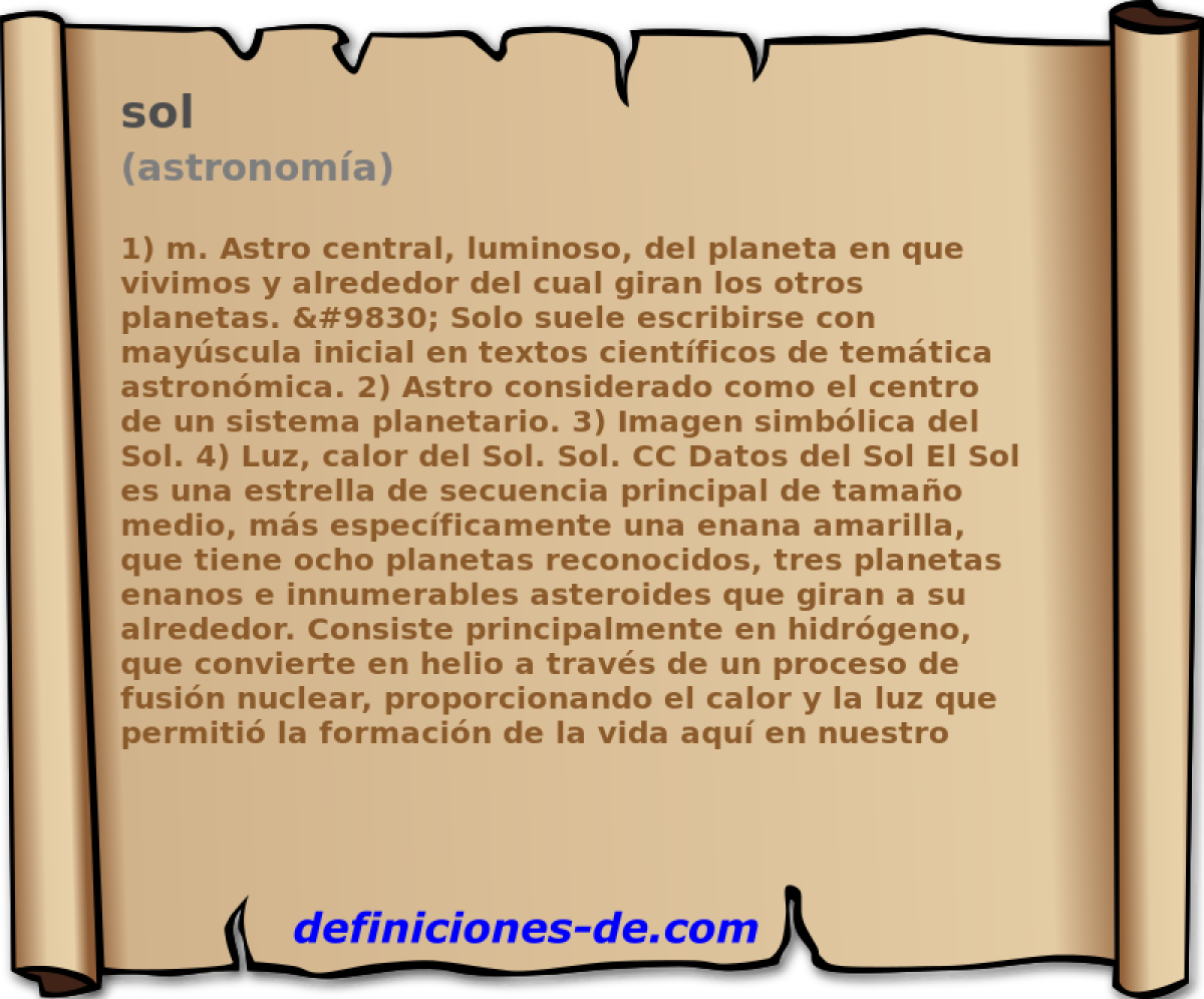 sol (astronoma)