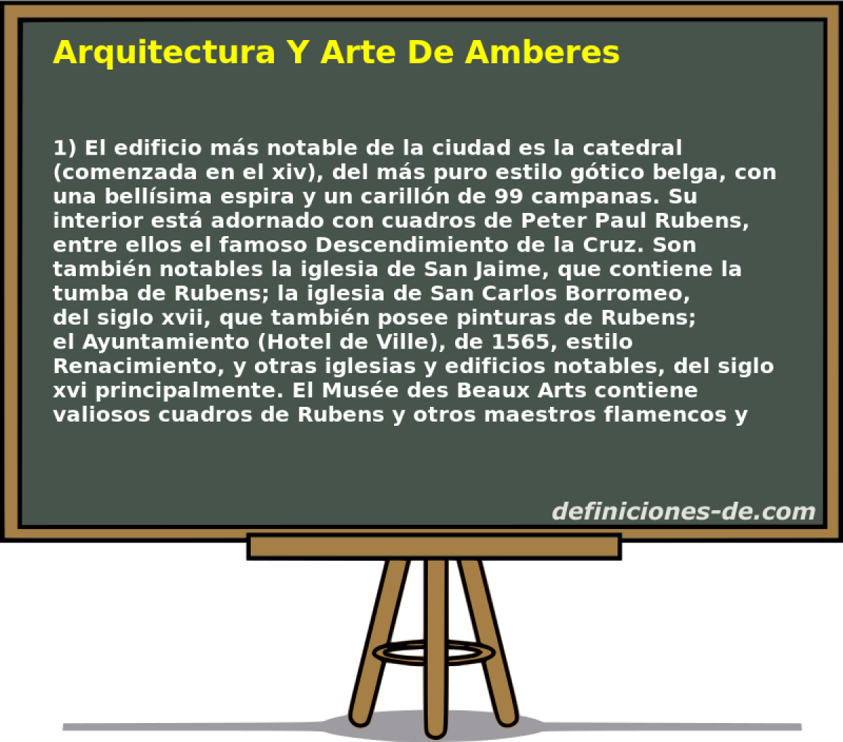 Arquitectura Y Arte De Amberes 
