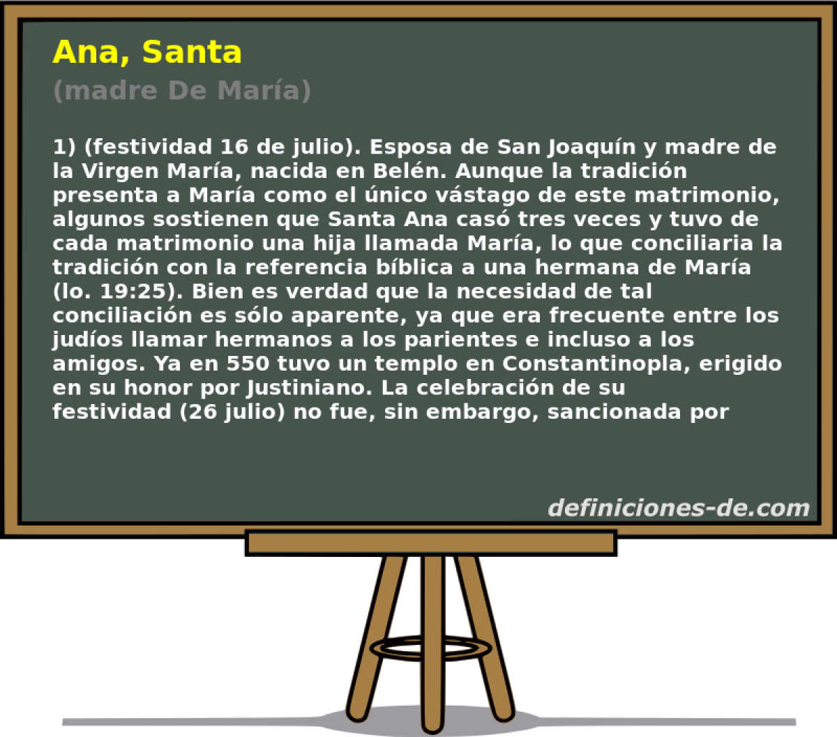 Ana, Santa (madre De Mara)