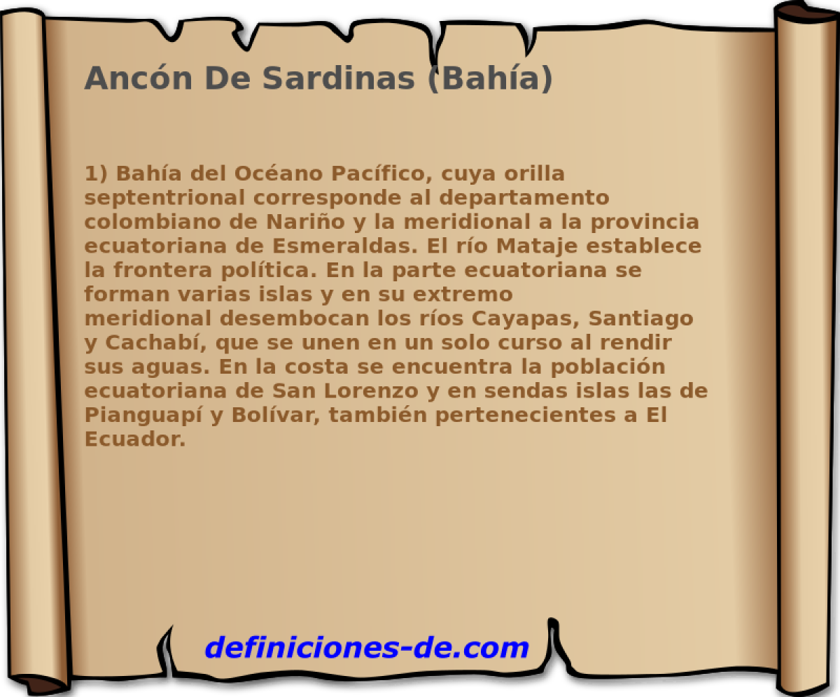 Ancn De Sardinas (Baha) 
