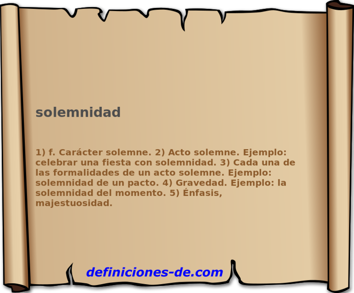 solemnidad 