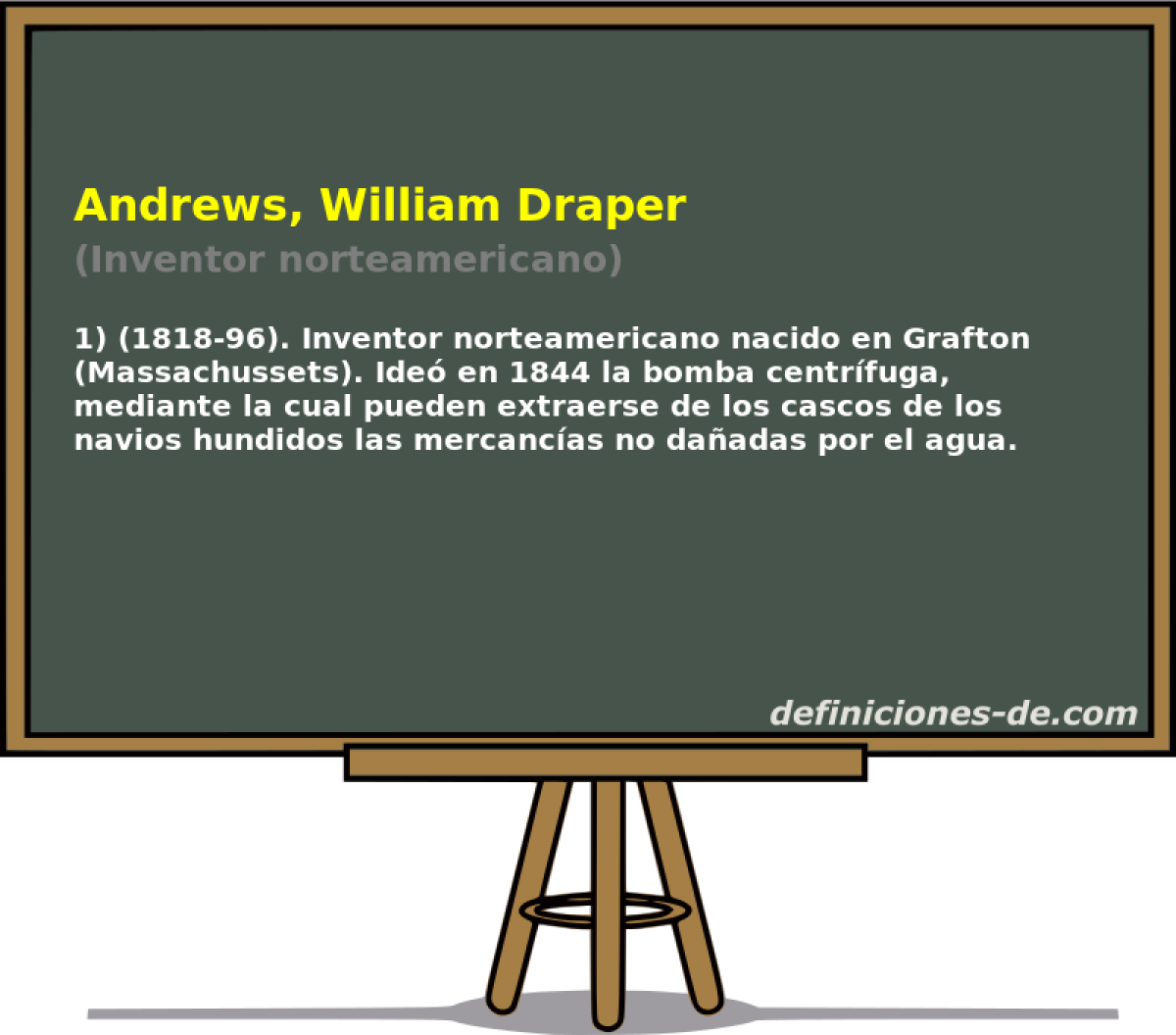 Andrews, William Draper (Inventor norteamericano)