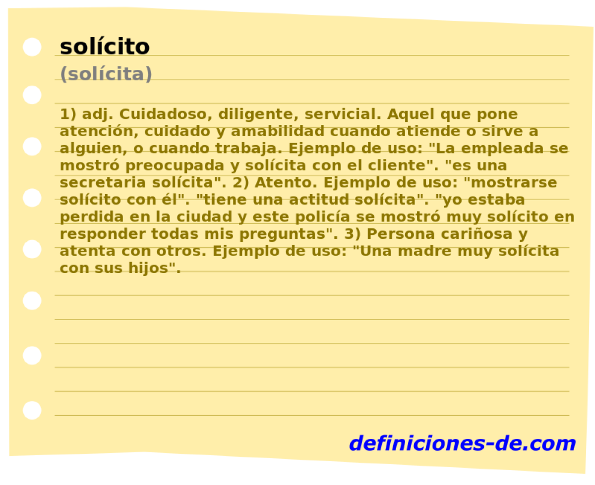 solcito (solcita)