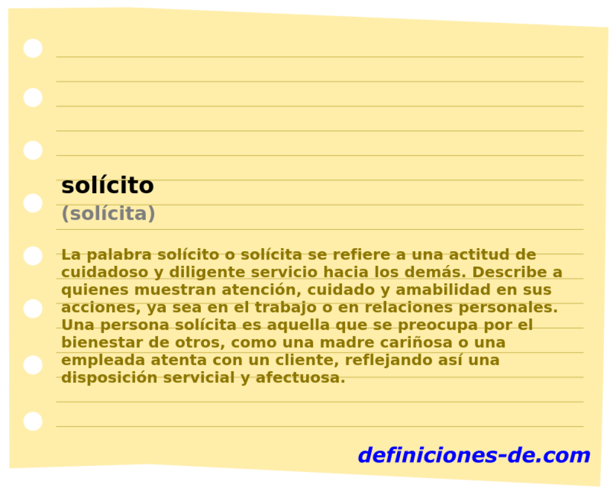 solcito (solcita)