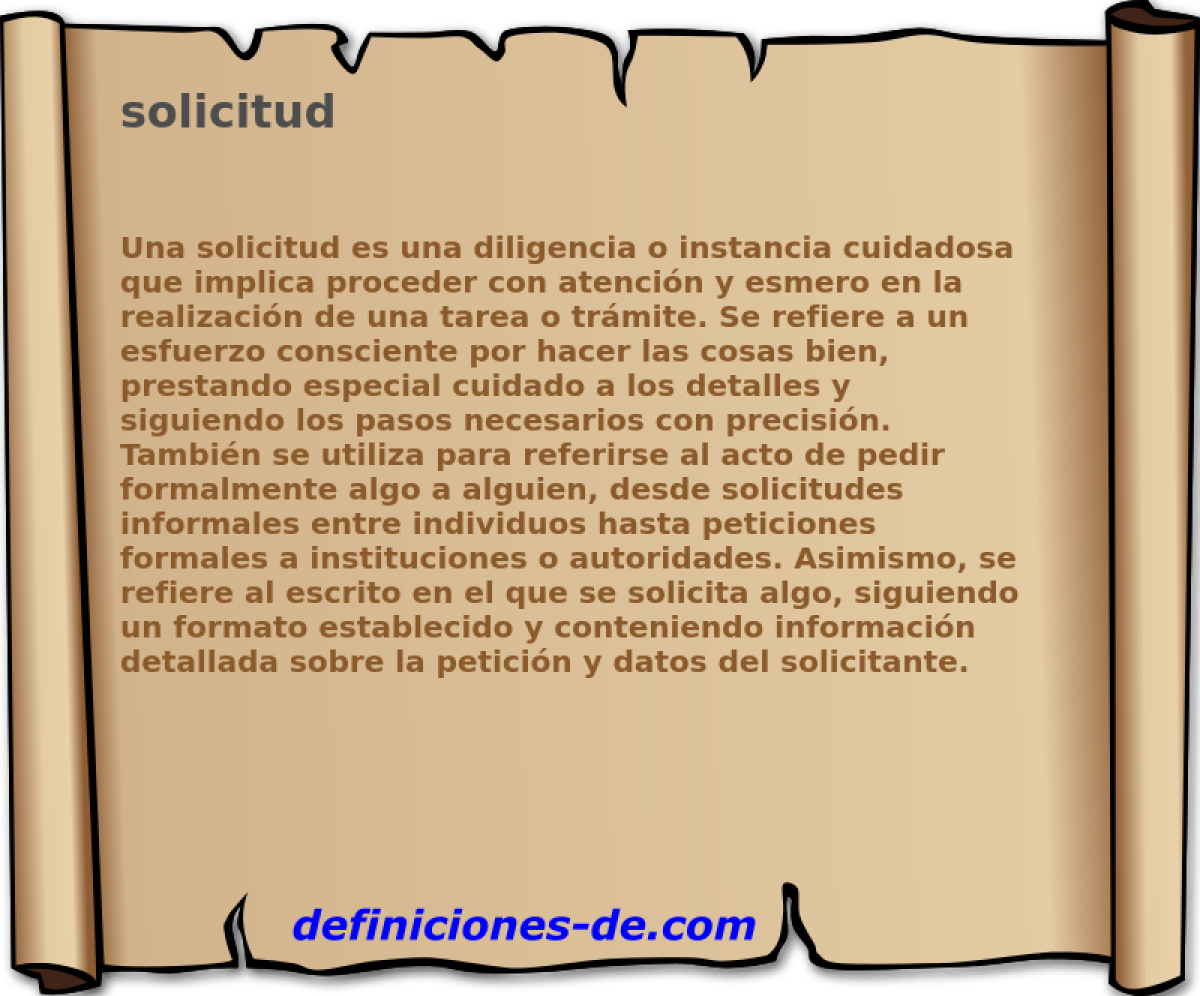 solicitud 