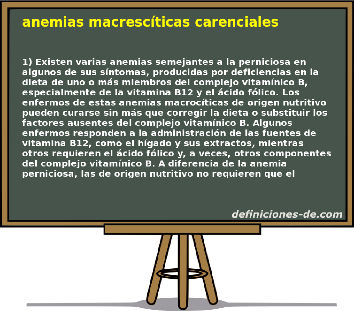 anemias macrescticas carenciales 
