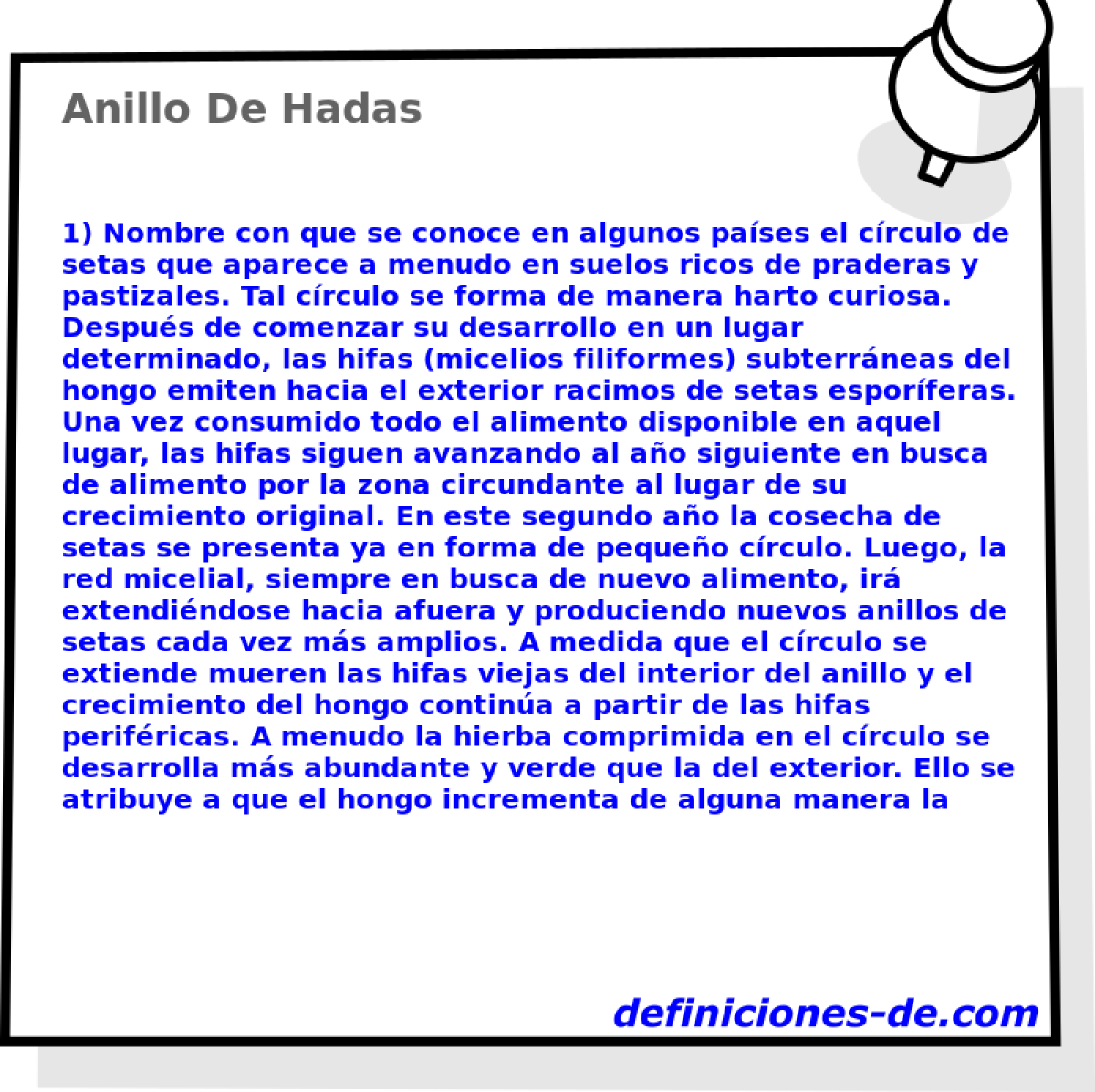 Anillo De Hadas 