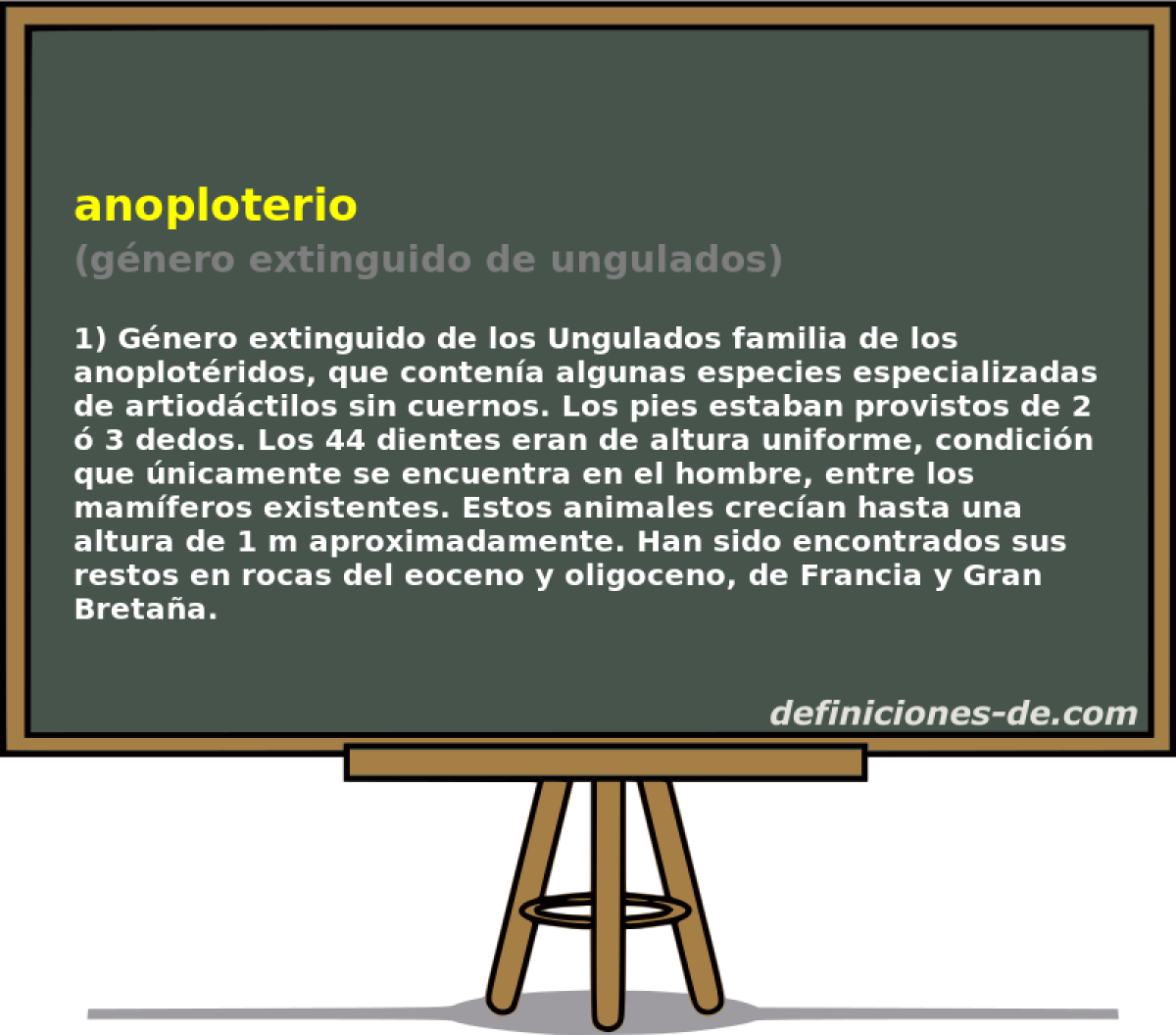 anoploterio (gnero extinguido de ungulados)
