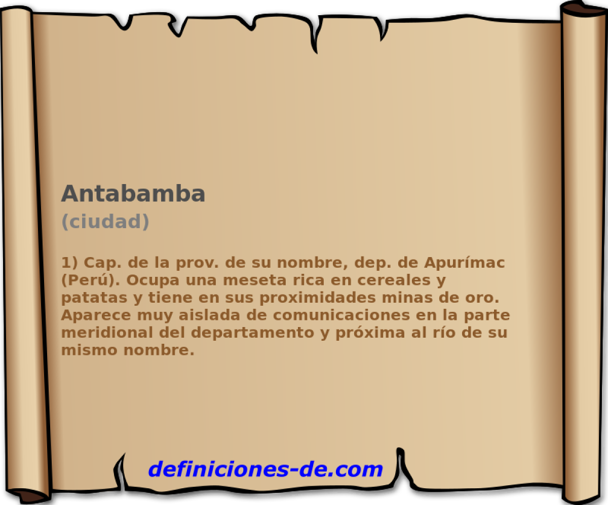 Antabamba (ciudad)