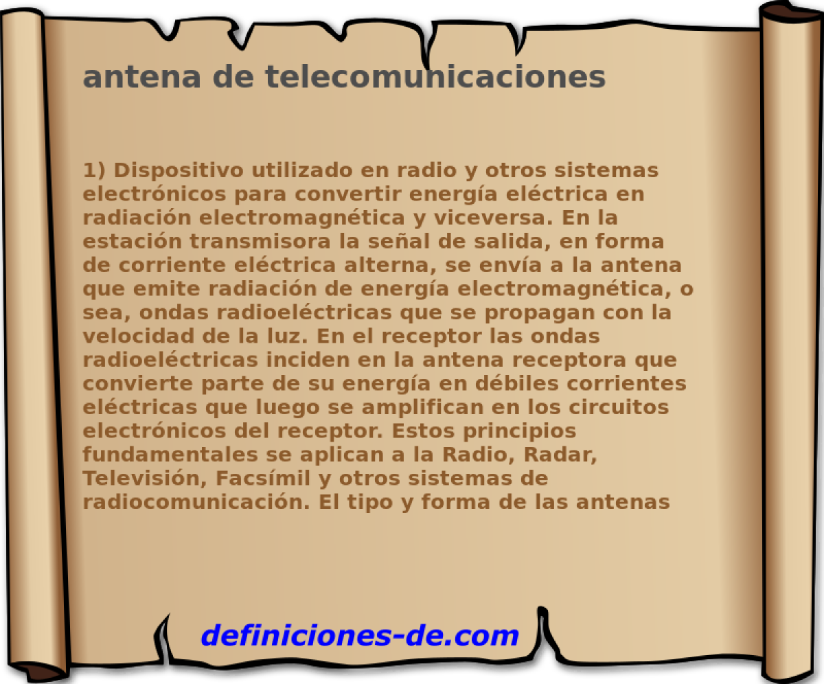 antena de telecomunicaciones 